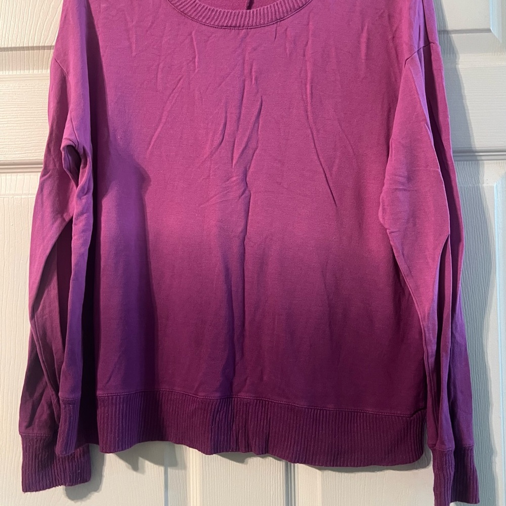 Splendid Purple Ombre Sweater